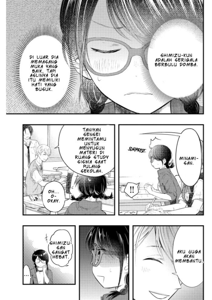 Sotodura Danshi no Shimizu-kun Chapter 02 Bahasa Indonesia