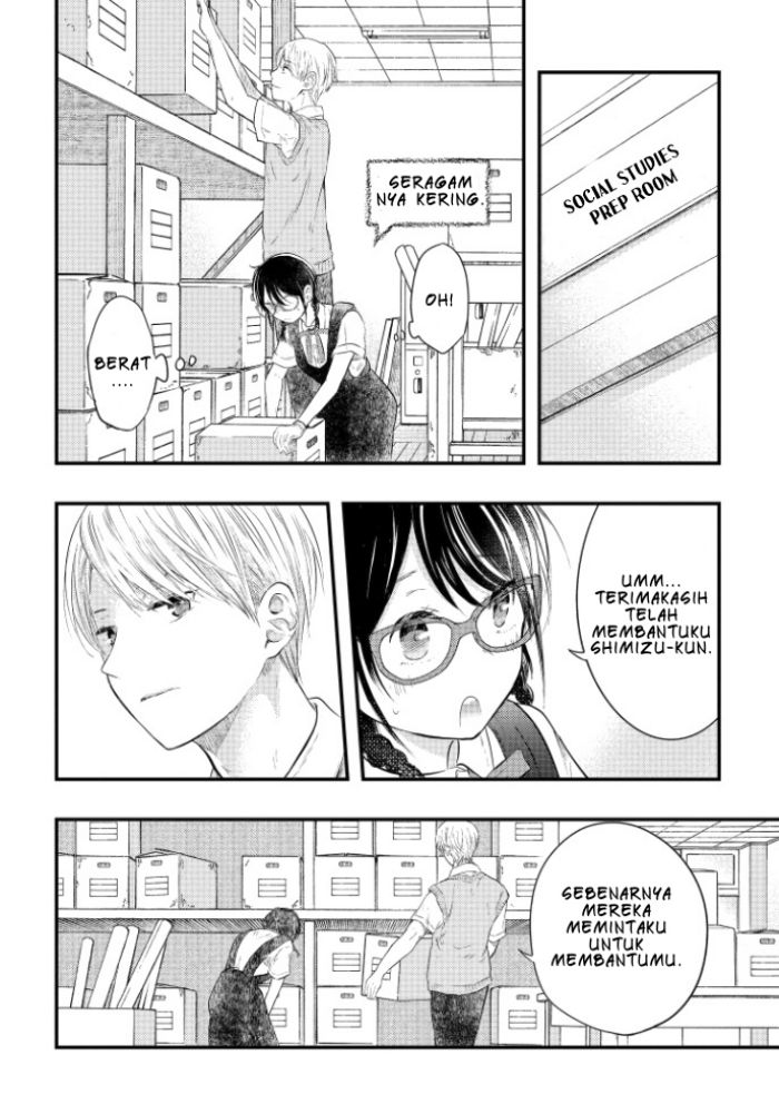 Sotodura Danshi no Shimizu-kun Chapter 02 Bahasa Indonesia