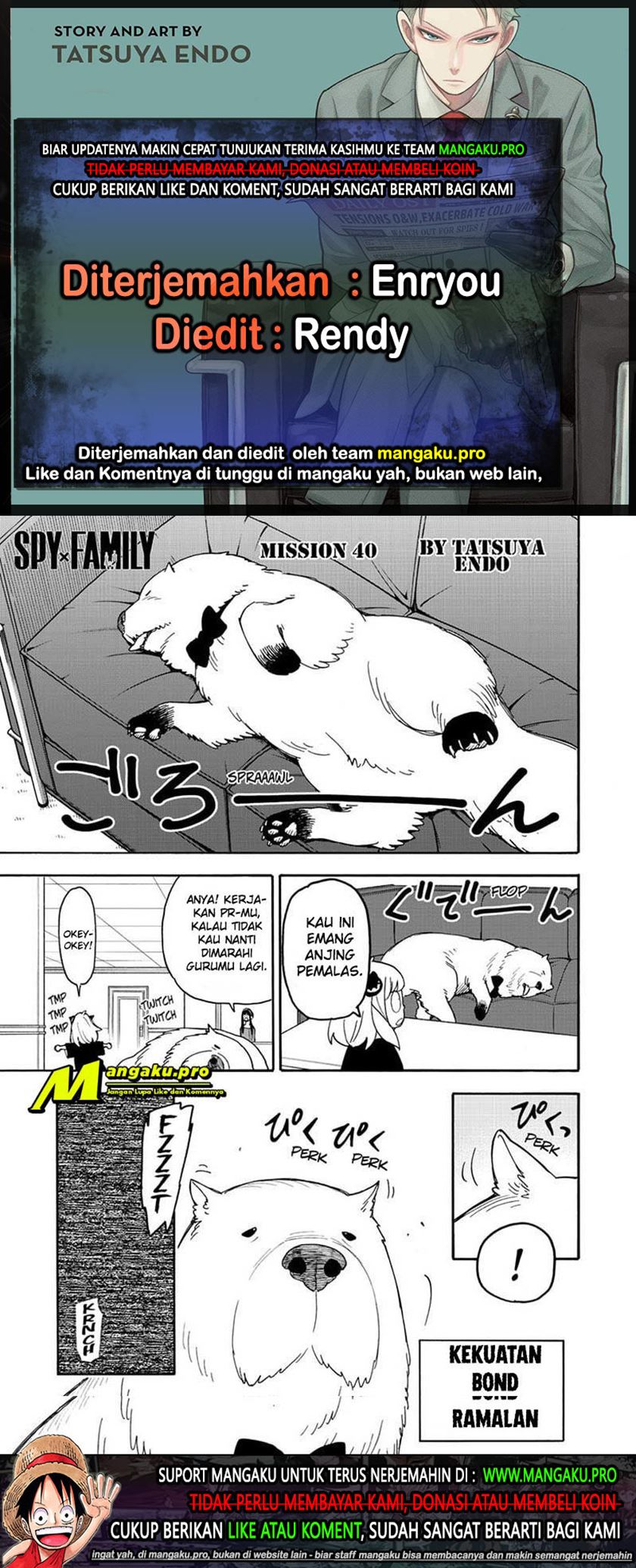 Spy X Family Chapter 40 Bahasa Indonesia