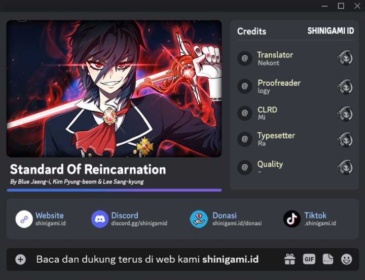 Standard of Reincarnation chapter 58