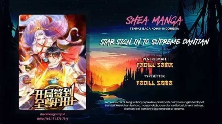 Star Sign In To Supreme Dantian chapter 127
