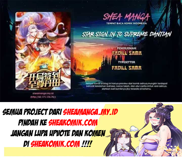 Star Sign In To Supreme Dantian chapter 135