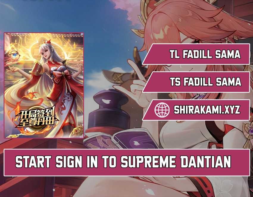 Star Sign In To Supreme Dantian chapter 260
