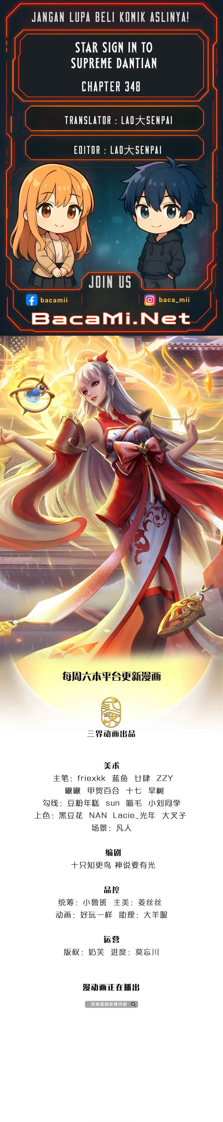 Star Sign In To Supreme Dantian Chapter 348 Bahasa Indonesia