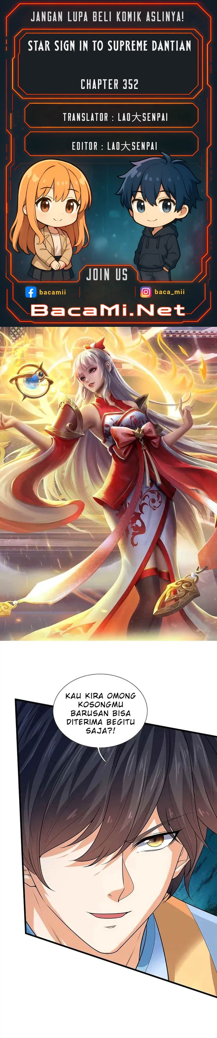 Star Sign In To Supreme Dantian chapter 352