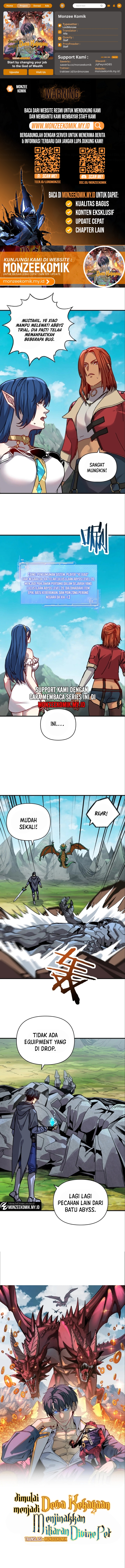 Start by Changing Your Job to the God of Wealth and Taming Billions of Divine Pets! Chapter 15 Bahasa Indonesia