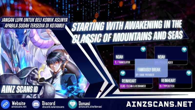 Starting With Awakening in the Classic of Mountains and Seas chapter 2