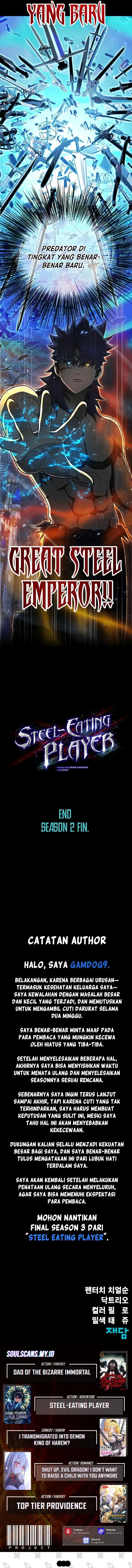 Steel-Eating Player chapter 91
