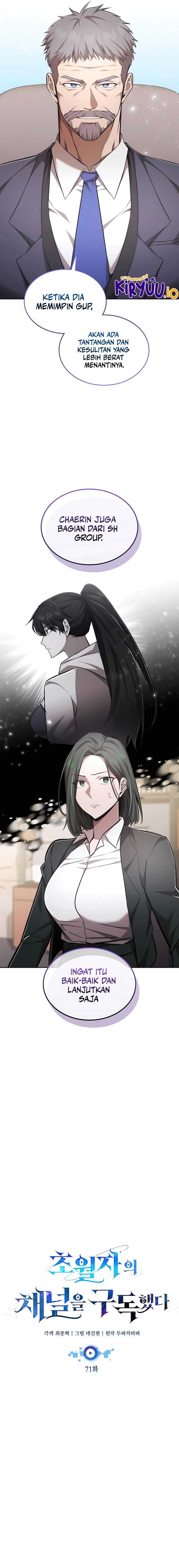 Subscribing to the Transcendent’s Channel Chapter 71 Bahasa Indonesia