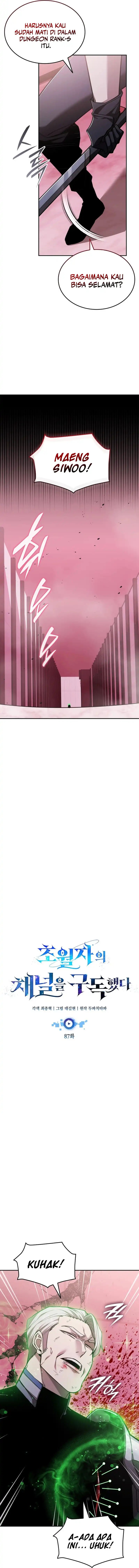 Subscribing to the Transcendent’s Channel Chapter 87 Bahasa Indonesia