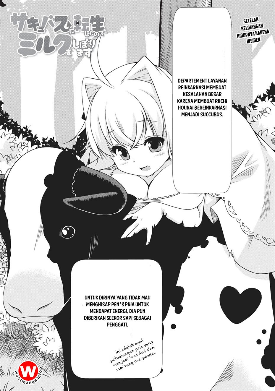 Succubus ni Tensei shita node Milk wo Shiborimasu Chapter 02 Bahasa Indonesia