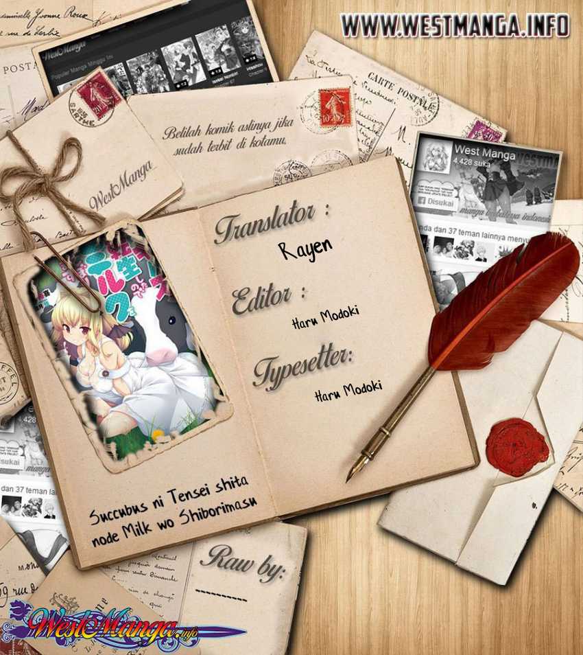 Succubus ni Tensei shita node Milk wo Shiborimasu Chapter 17 Bahasa Indonesia