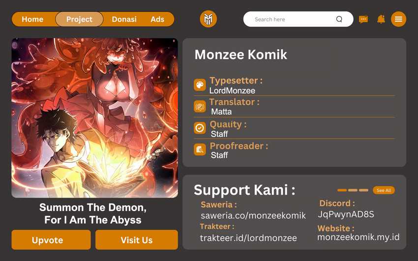 Summon The Demon, For I Am The Abyss chapter 12
