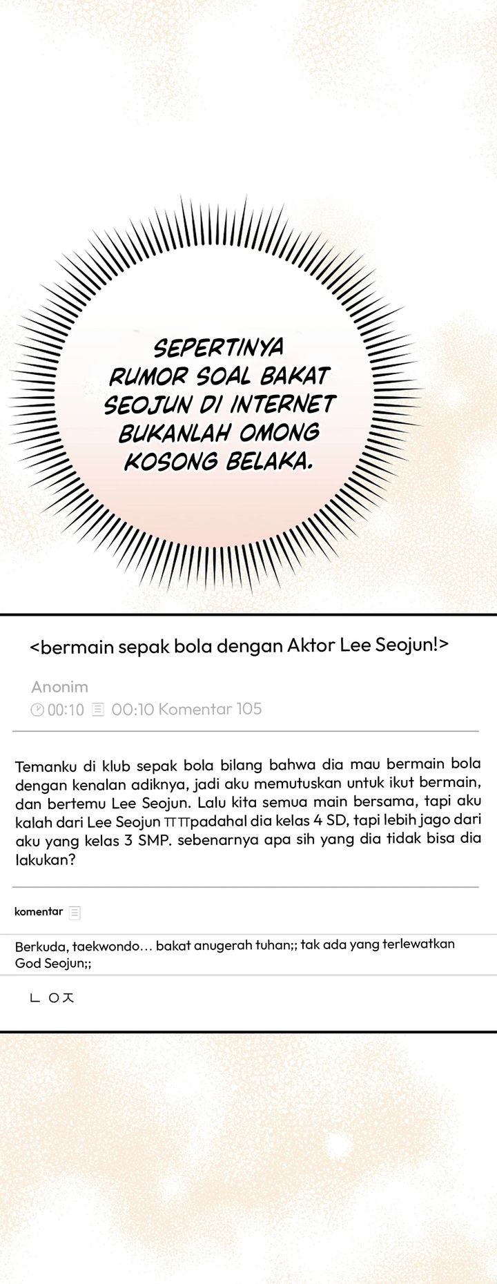 Superstar From Age 0 Chapter 73 Bahasa Indonesia