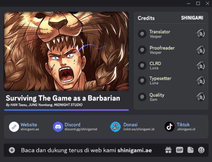 Dilarang COPAS - situs resmi www.mangacanblog.com - Komik survive as a barbarian in the game 060 - chapter 60 61 Indonesia survive as a barbarian in the game 060 - chapter 60 Terbaru 0|Baca Manga Komik Indonesia|Mangacan