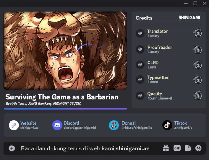 Dilarang COPAS - situs resmi www.mangacanblog.com - Komik survive as a barbarian in the game 084 - chapter 84 85 Indonesia survive as a barbarian in the game 084 - chapter 84 Terbaru 0|Baca Manga Komik Indonesia|Mangacan
