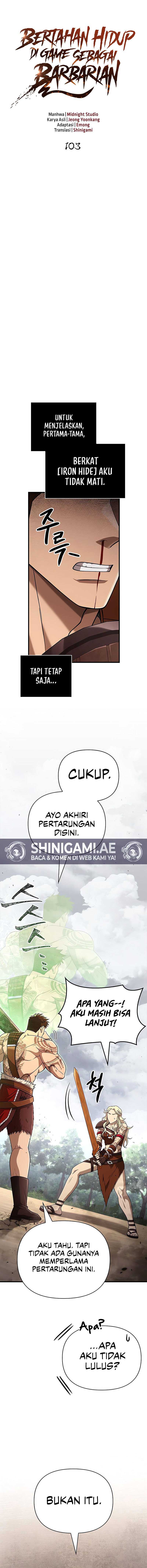 Dilarang COPAS - situs resmi www.mangacanblog.com - Komik survive as a barbarian in the game 103 - chapter 103 104 Indonesia survive as a barbarian in the game 103 - chapter 103 Terbaru 2|Baca Manga Komik Indonesia|Mangacan