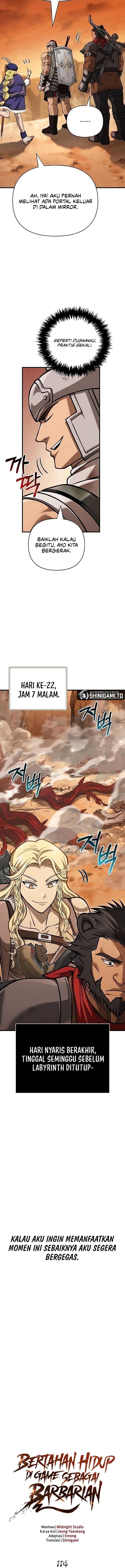 Survive as a Barbarian in the Game chapter 114
