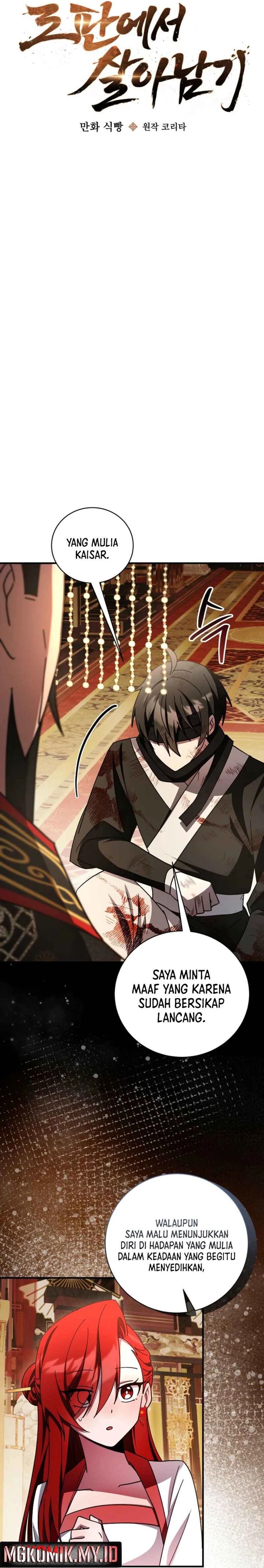 Surviving in a Romance Fantasy Novel Chapter 46 Bahasa Indonesia