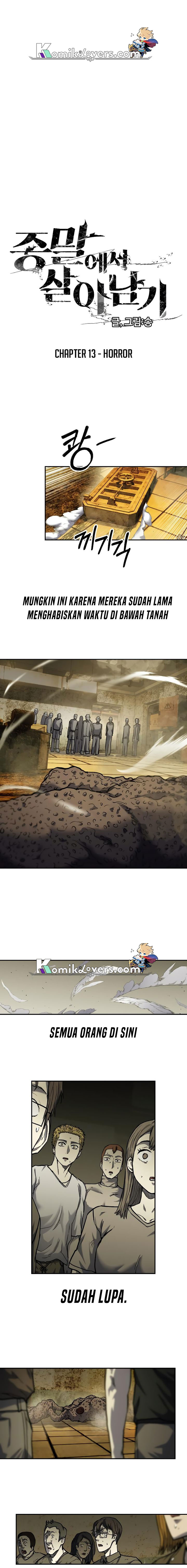 Surviving the Apocalypse Chapter 13 Bahasa Indonesia