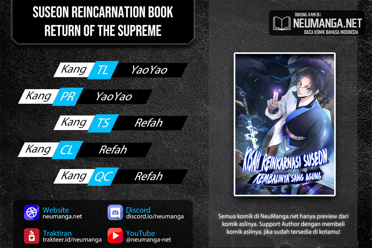 Suseon Reincarnation Book Return Of The Supreme chapter 9
