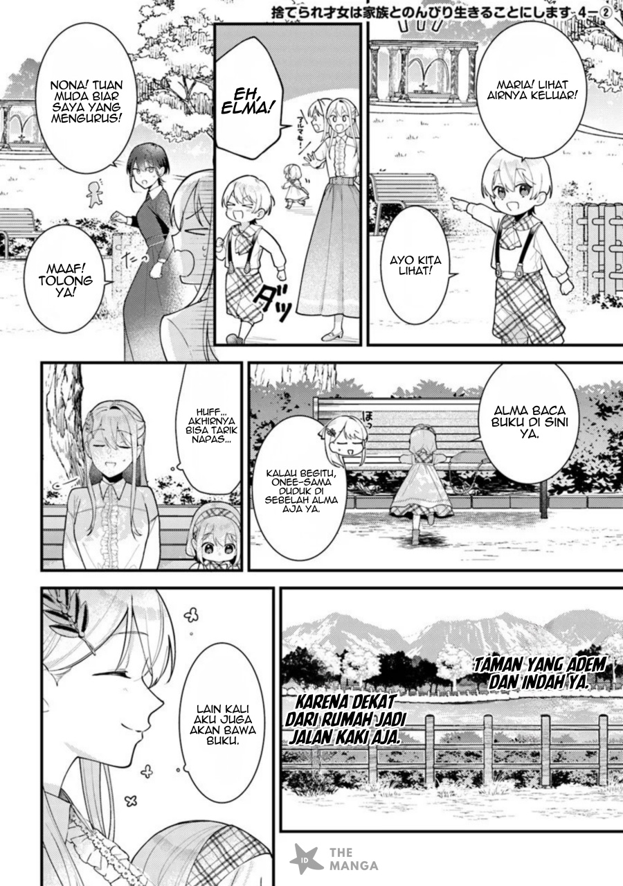 Suterare Saijo Wa Kazoku To Nonbiri Ikiru Koto Ni Shimasu chapter 4