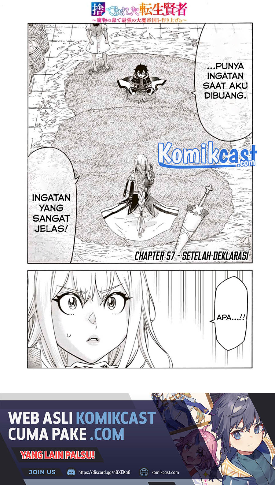 Suterareta Tensei Kenja Chapter 57 Bahasa Indonesia