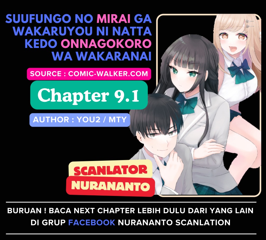 Suufungo no Mirai ga Wakaru You ni Natta Kedo Onnagokoro wa Wakaranai. chapter 9