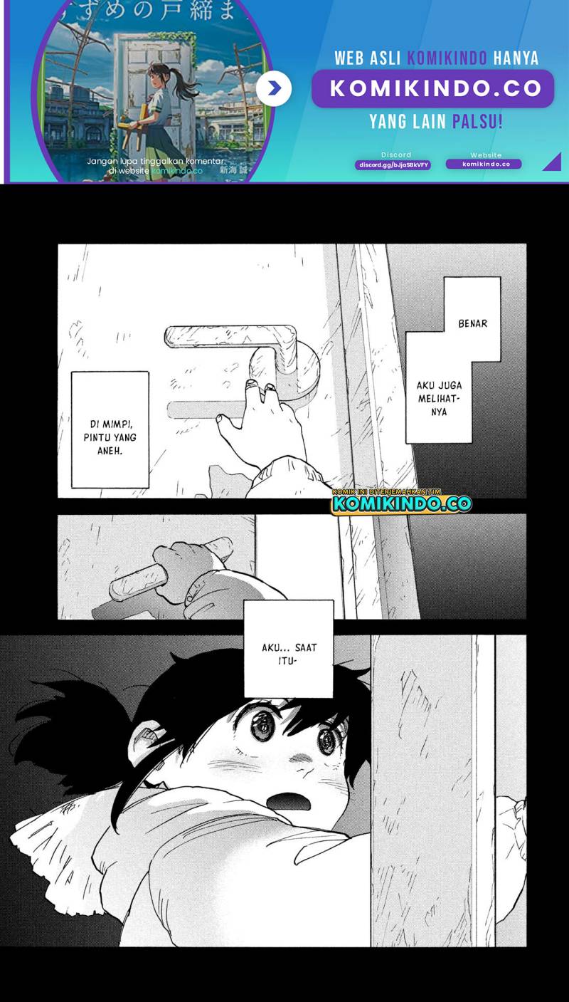 Suzume no Tojimari Chapter 02 Bahasa Indonesia