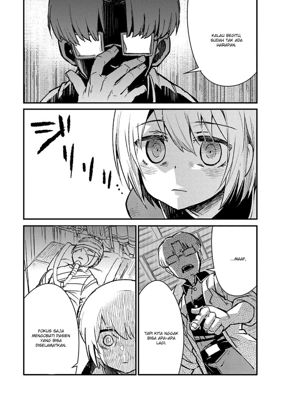 TS Eiseihei-san no Senjou Nikki Chapter 12 Bahasa Indonesia