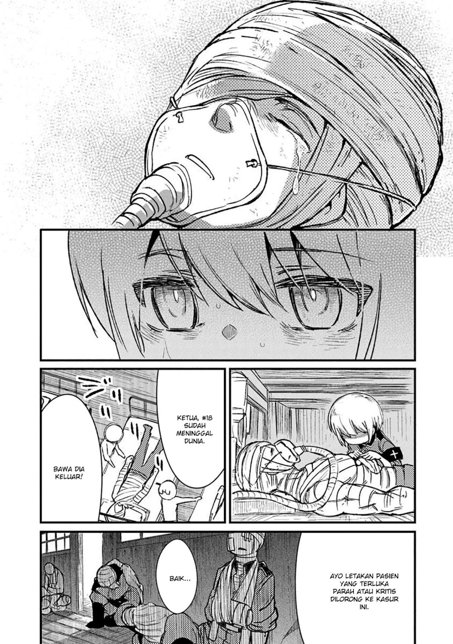 TS Eiseihei-san no Senjou Nikki Chapter 12 Bahasa Indonesia