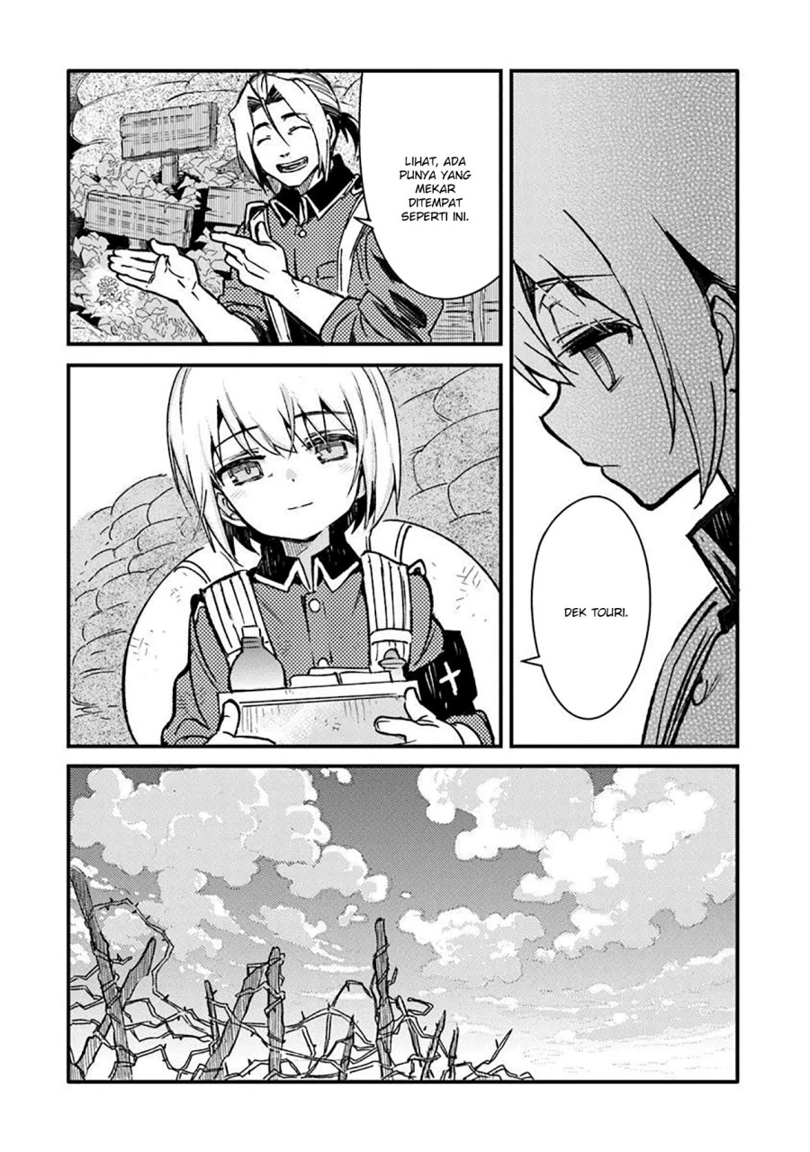 TS Eiseihei-san no Senjou Nikki Chapter 12 Bahasa Indonesia