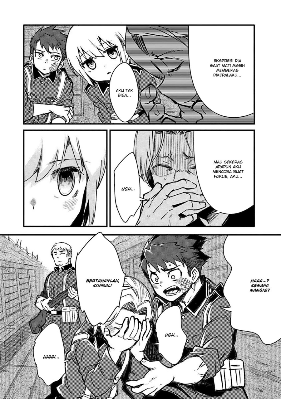 TS Eiseihei-san no Senjou Nikki Chapter 12 Bahasa Indonesia