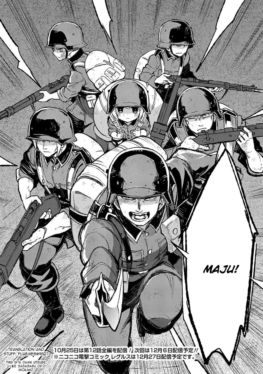 TS Eiseihei-san no Senjou Nikki Chapter 12 Bahasa Indonesia