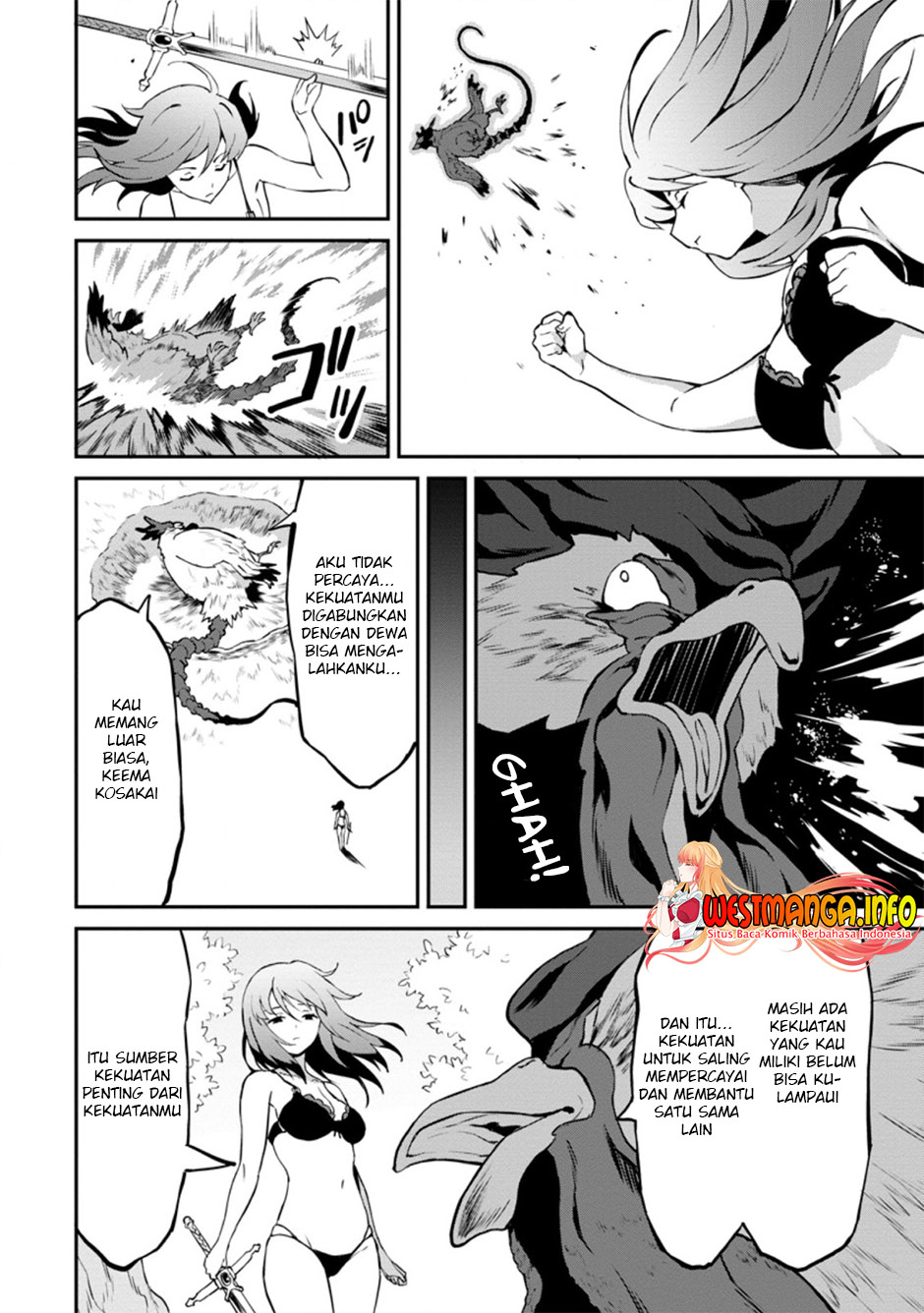 Taberu dake de Level-Up! Damegami to Issho ni Isekai Musou chapter 24