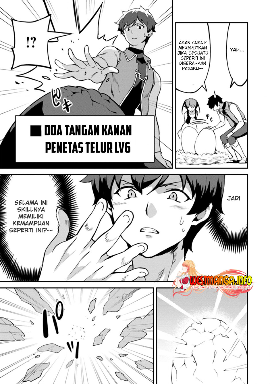 Taberu dake de Level-Up! Damegami to Issho ni Isekai Musou chapter 24