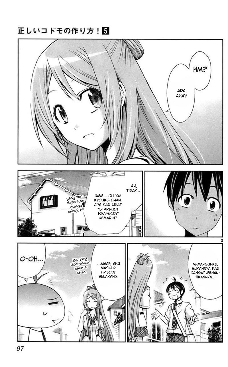 Tadashii Kodomo no Tsukurikata! Chapter 44-45 Bahasa Indonesia