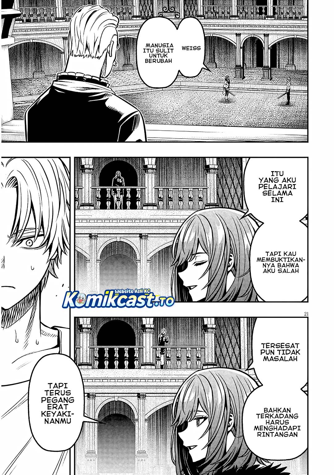 Taida na Akujo Kizoku ni Tensei Shita Ore, Shinario o Bukko wa Shitara Kikaku-gai no Maryoku de Saikyou ni Natta Chapter 17.2 Bahasa Indonesia