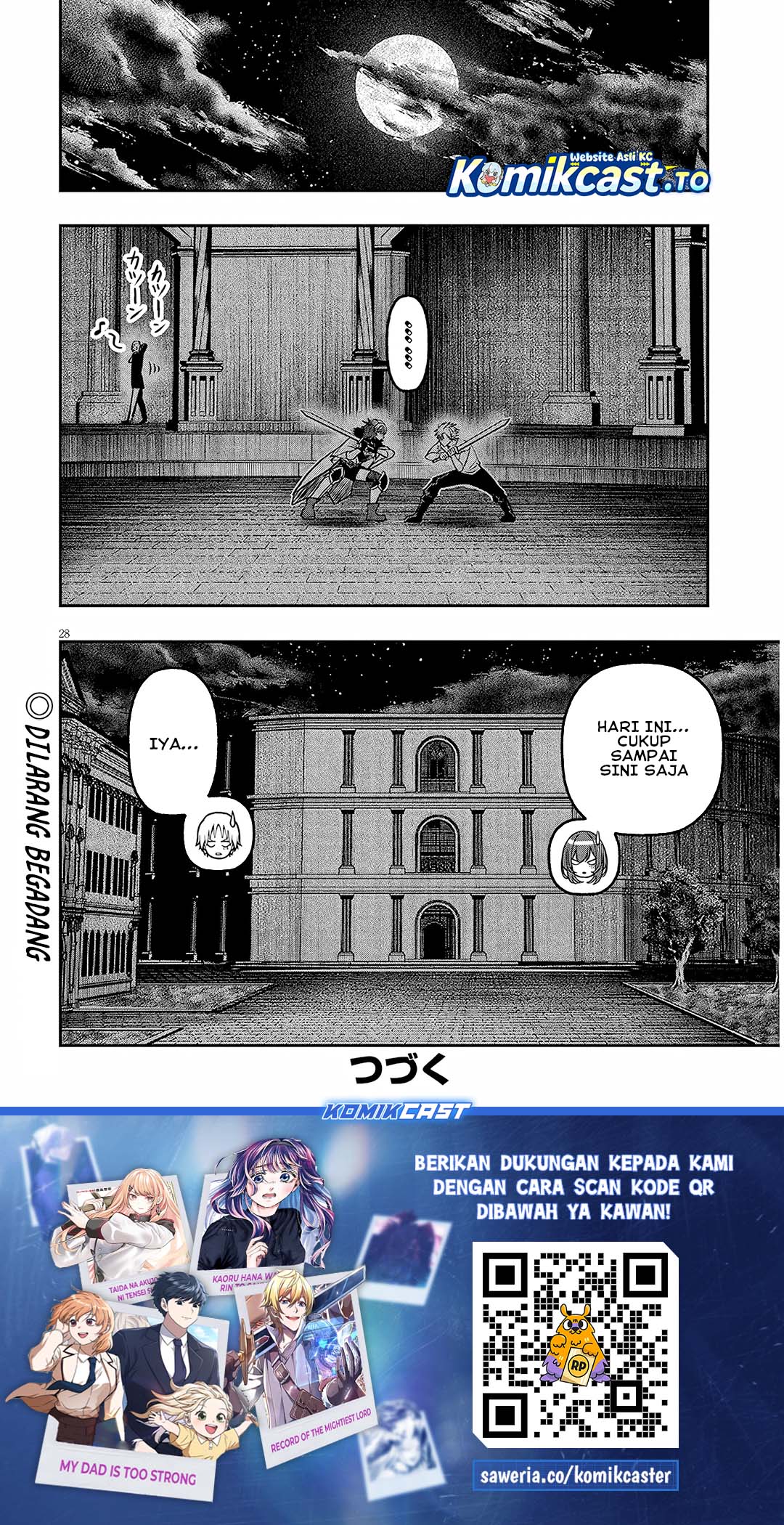 Taida na Akujo Kizoku ni Tensei Shita Ore, Shinario o Bukko wa Shitara Kikaku-gai no Maryoku de Saikyou ni Natta Chapter 17.2 Bahasa Indonesia