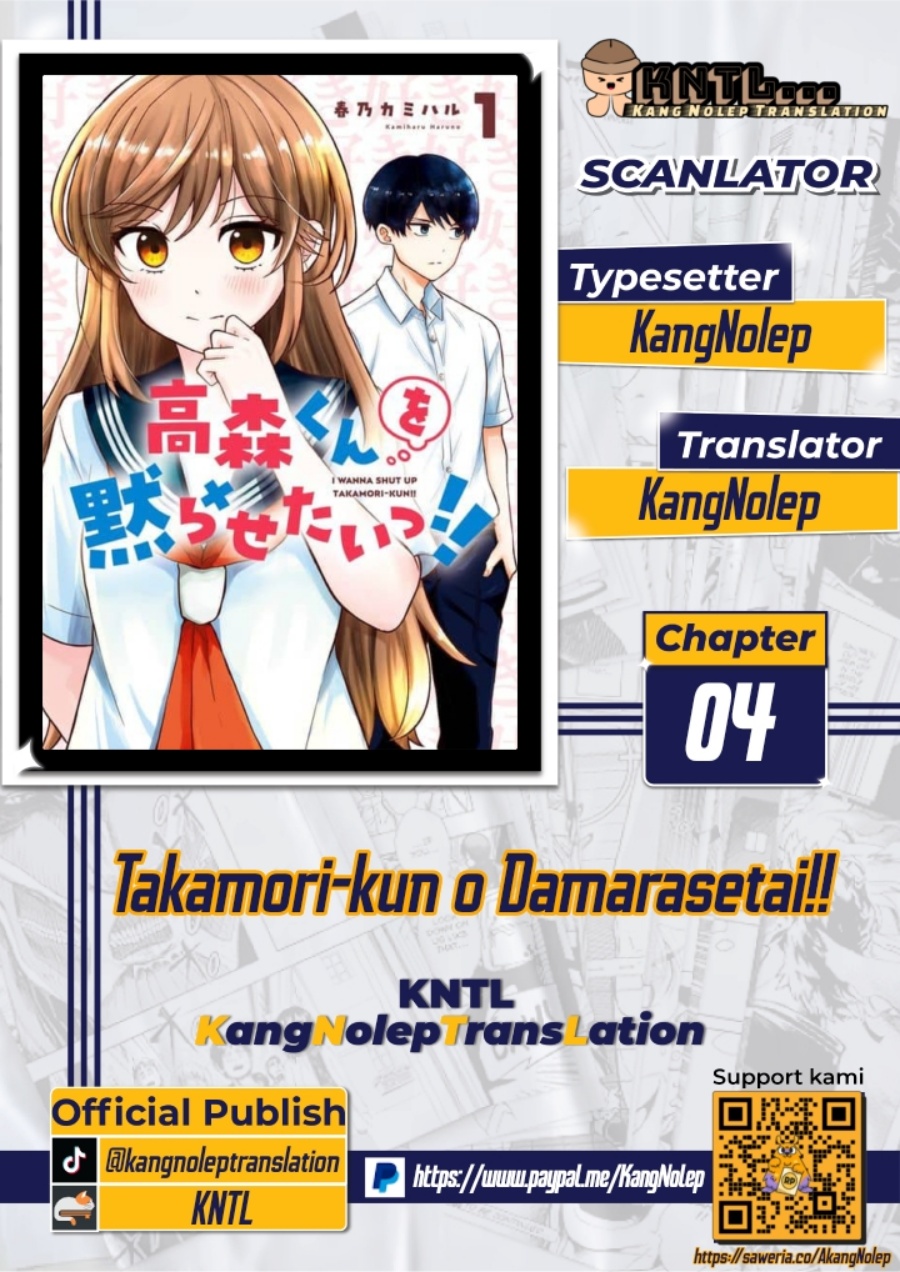 Takamori-kun wo Damarasetai!! Chapter 04 Bahasa Indonesia