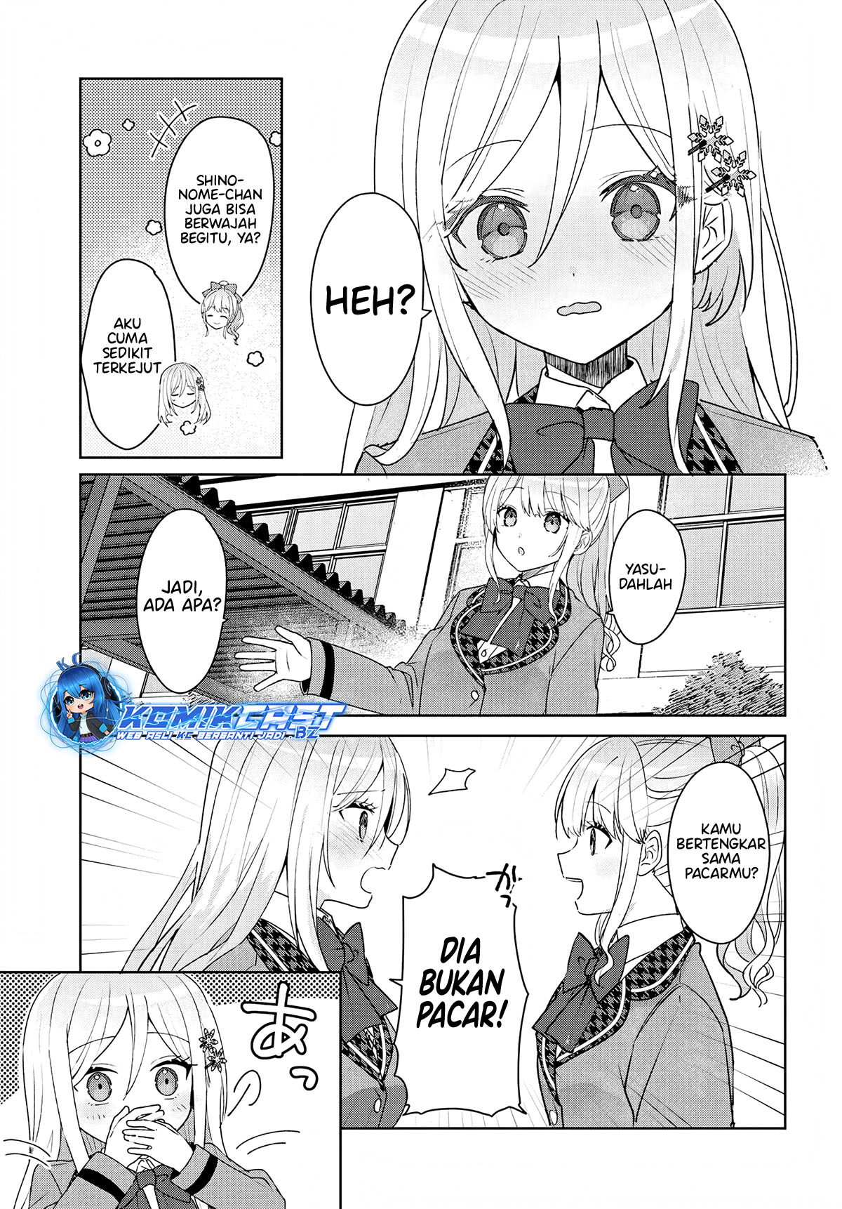 Takou no Koori Hime wo Chikan kara Tasuketara, Otomedachi kara Hajimeru Koto ni Narimashita Chapter 05.1 Bahasa Indonesia