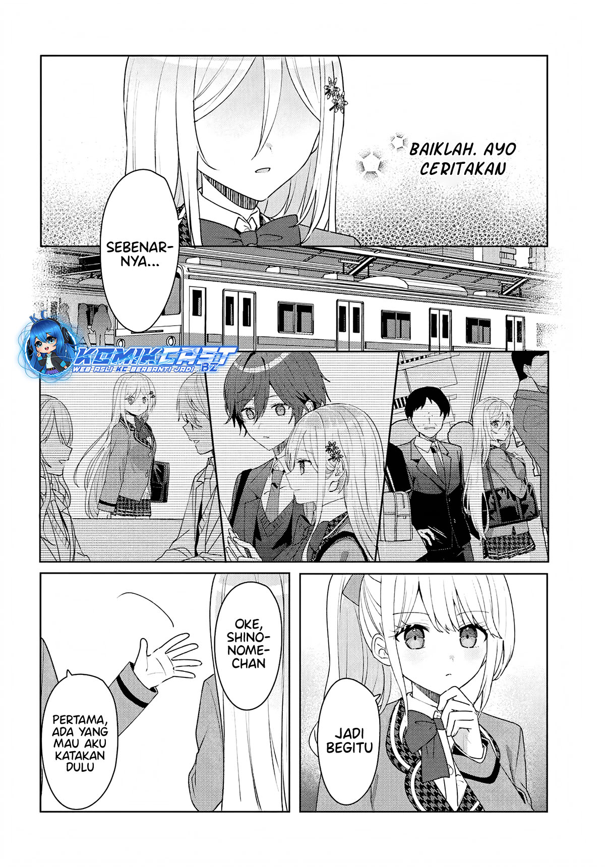 Takou no Koori Hime wo Chikan kara Tasuketara, Otomedachi kara Hajimeru Koto ni Narimashita Chapter 05.1 Bahasa Indonesia