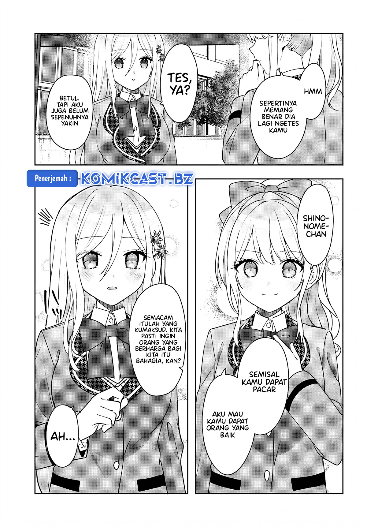 Takou no Koori Hime wo Chikan kara Tasuketara, Otomedachi kara Hajimeru Koto ni Narimashita Chapter 05.1 Bahasa Indonesia