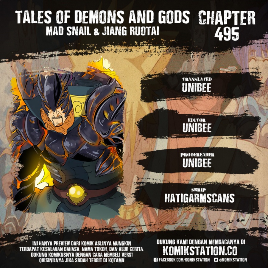 Tales of Demons and Gods Chapter 495 Bahasa Indonesia