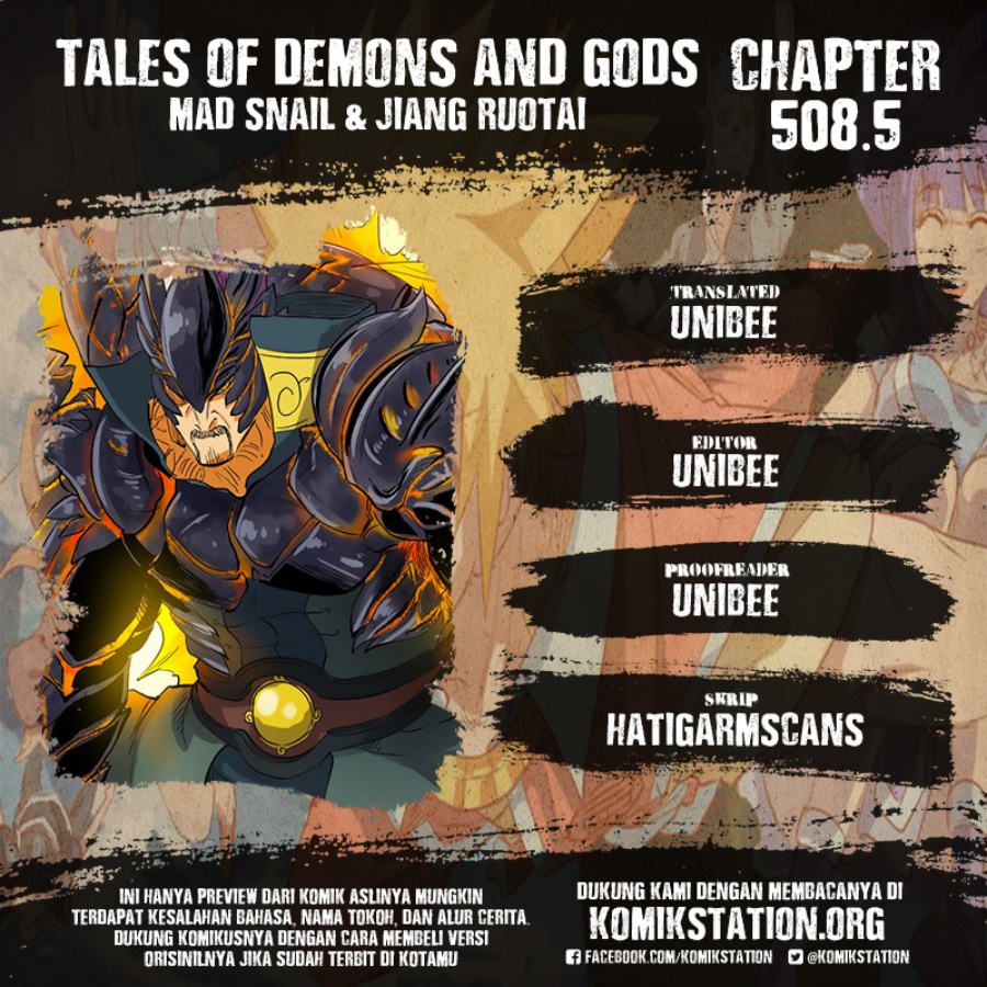 Tales of Demons and Gods Chapter 508.5 Bahasa Indonesia