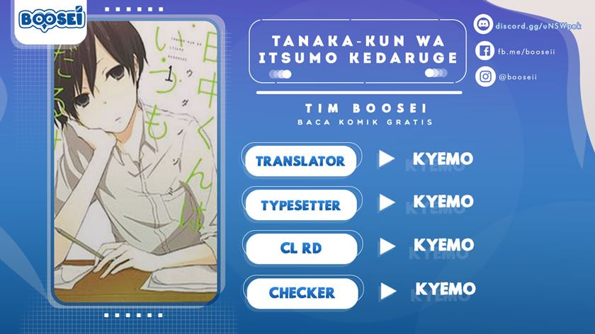 Tanaka-kun wa Itsumo Kedaruge chapter 3
