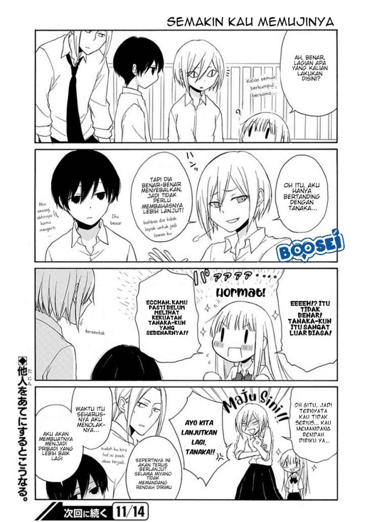 Tanaka-kun wa Itsumo Kedaruge Chapter 07 Bahasa Indonesia