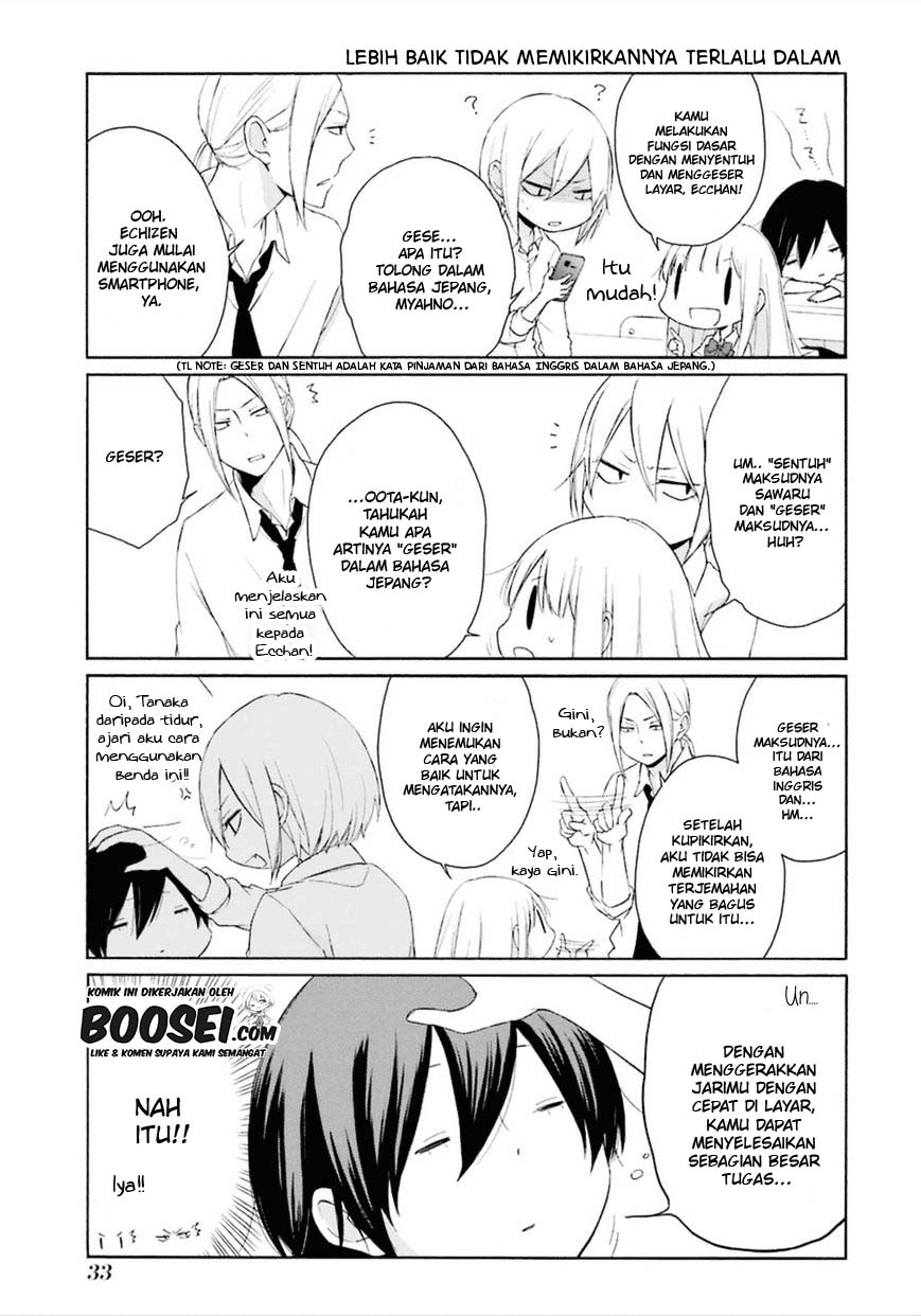 Tanaka-kun wa Itsumo Kedaruge Chapter 42 Bahasa Indonesia