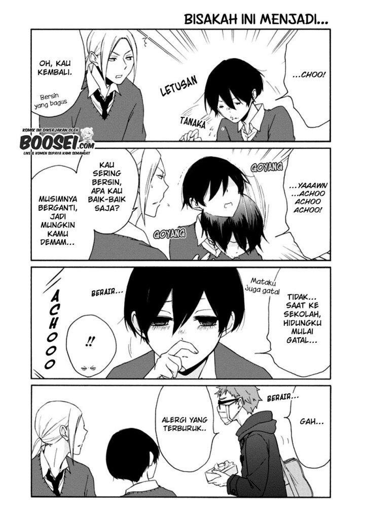 Tanaka-kun wa Itsumo Kedaruge Chapter 63 Bahasa Indonesia