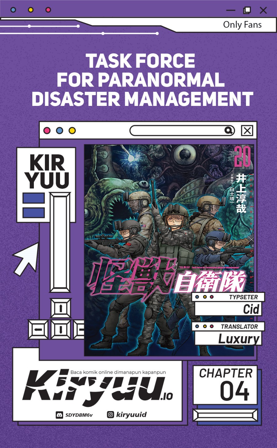Task Force for Paranormal Disaster Management chapter 4